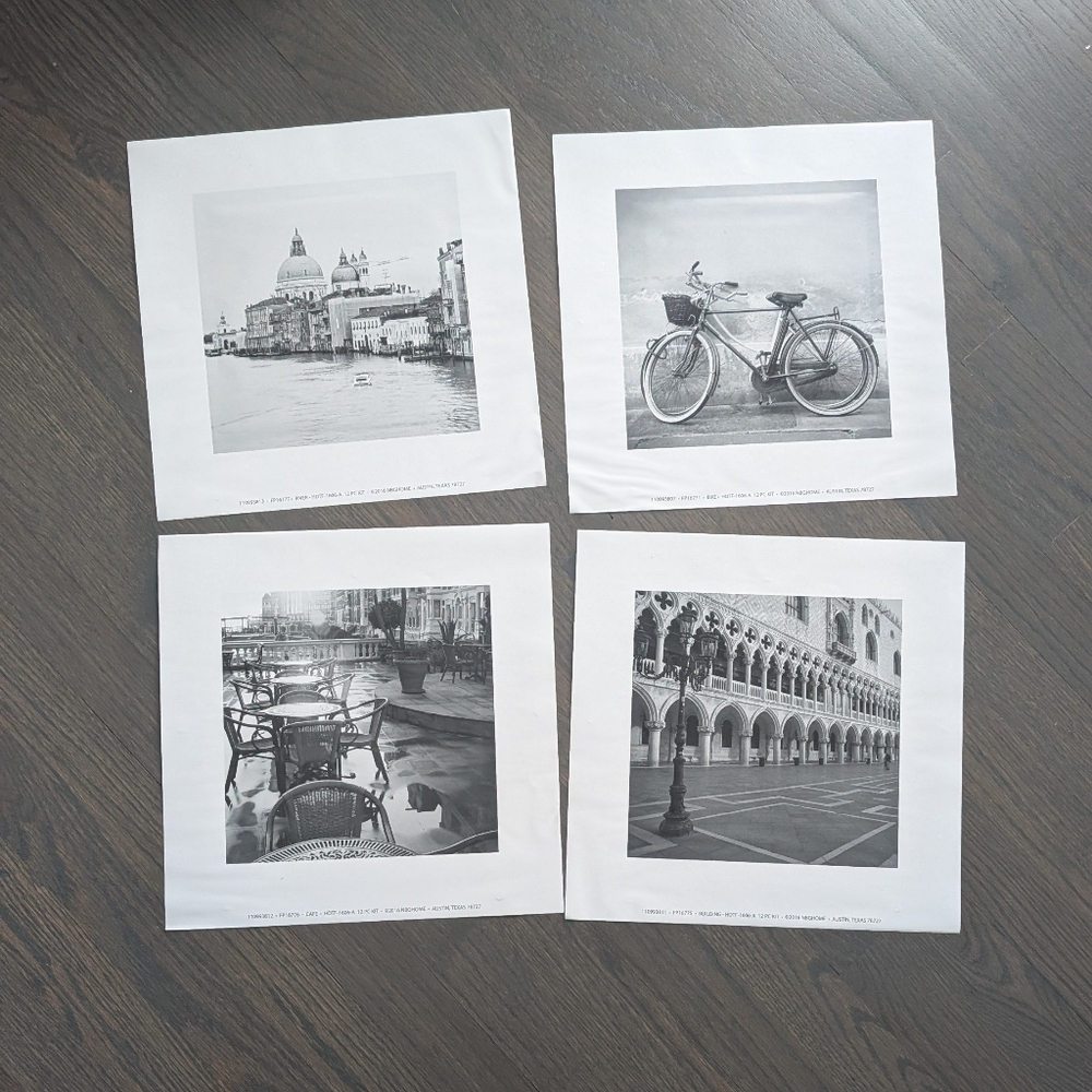 Poster Prints, 8 in x 8 in Photo, Black & White, Set of 12 - Picture 4 of 5